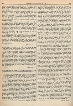 Kirchengeschichte: Reformationszeit