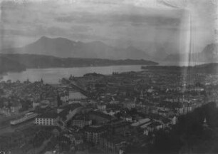 Luzern : Luzern vom Gütsch aus gesehen