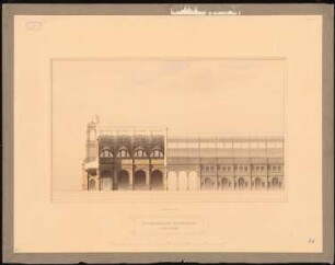 Hauptbahnhof, Frankfurt/Main: Empfangsgebäude: Querschnitt