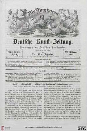 Nr. 8 (22. Februar 1863)