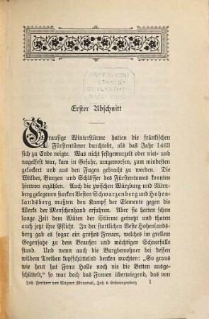 Johann von Schwarzenberg : ein Lebens- und Geschichtsbild aus dem 15. u. 16. Jahrhundert