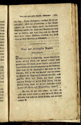 Neun und zwanzigstes Kapitel. Ahndungen