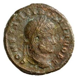 Münze, Follis, Aes 3, 320 - 321 n. Chr.