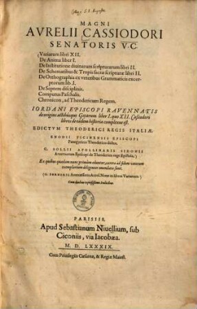 Variarum libri XII