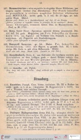 Strassburg (Nr. 112 - 139)