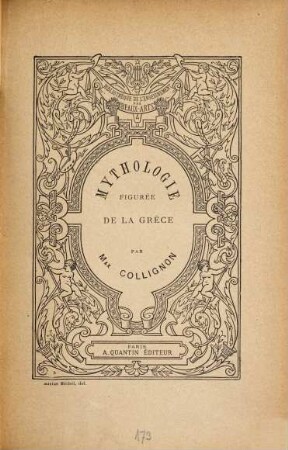 Mythologie figurée de la Grèce