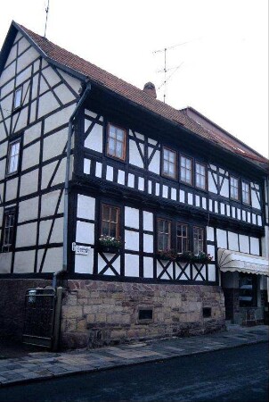 Fachwerkhaus mit Thüringer Leiter