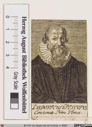 Bildnis Ludwig Episcopus (eig. Bischoff)