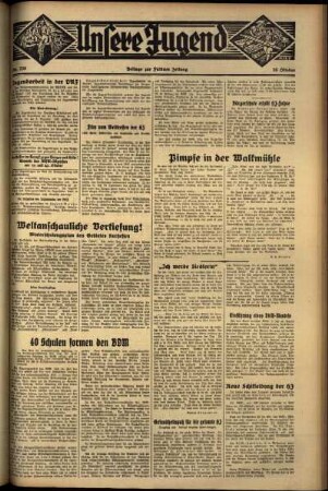 Zweite Ausgabe vom Mittwoch, den 16. Oktober 1935.