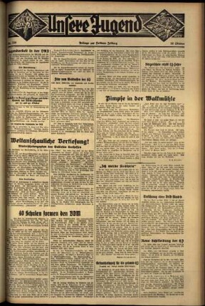 Zweite Ausgabe vom Mittwoch, den 16. Oktober 1935.