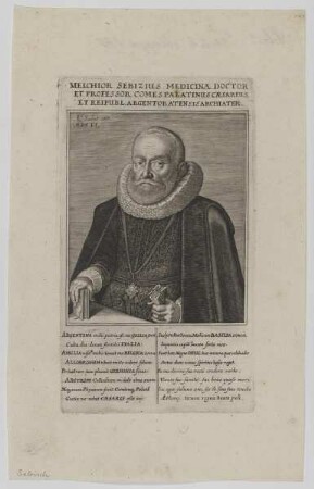 Bildnis des Melchior Sebizius