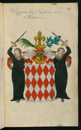 166, Wappen des Fürstens von Monaco