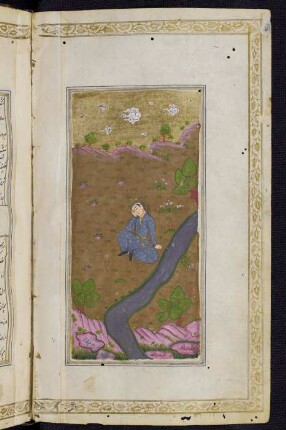 Illustration: Jüngling am Bach