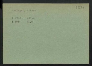 Schlegel, Albert