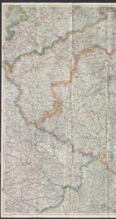 Ravensteins Bürokarte Protektorat Böhmen und Mähren und Reichsgau Sudetenland