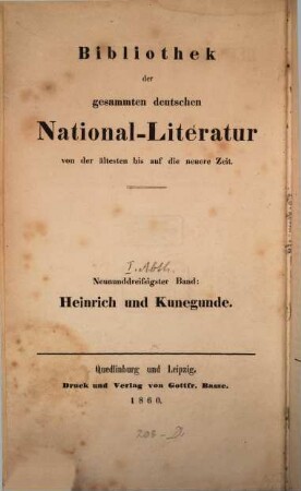 Heinrich und Kunegunde