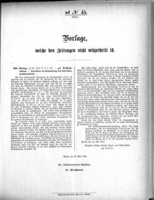 No. 45 (336), 26. Mai 1884