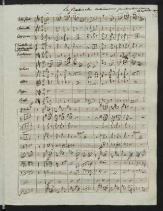 La Bacchanale; orch; D-Dur