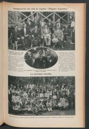 Inauguración del club de regatas "Hispano-Argentino"