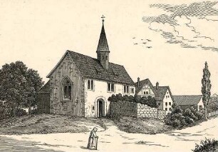 Siechen-Kapelle in Kreuzlingen bei Konstanz, abgebrochen im Jahre 1851