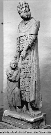 Madonna, Evangelist Johannes und Johannes der Täufer mit Stifter : Johannes der Täufer mit Stifter