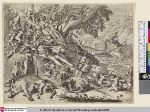 [Venere e Adone; Vénus embrassant Adonis au reour de la chase; Venus and Adonis After the Hunt; Venus und Adonie nach der Jagd]