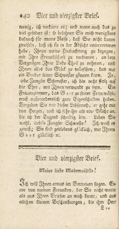 Vier und vierzigster Brief
