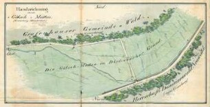 Unterhaltung der Straßen im Dörlinbacher Grund durch den großherzoglichen Domänenärar und die Gemeinden Ringsheim, Grafenhausen, Kappel am Rhein und Ettenheimmünster