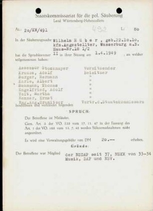 Hüber, Wilhelm