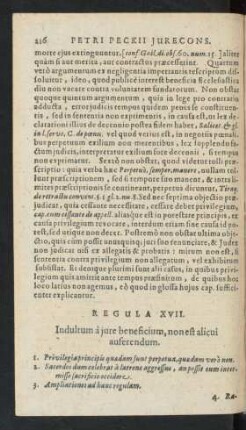 Regula XVII.