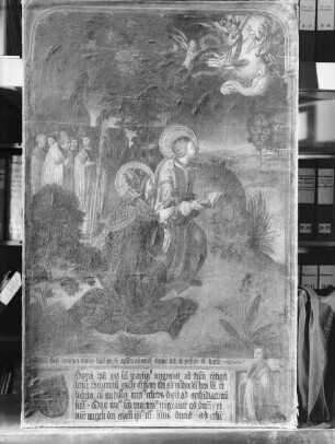 5. Bild: Die Seele des Heiligen Martin, Bischof von Tours, fährt zum Himmel auf