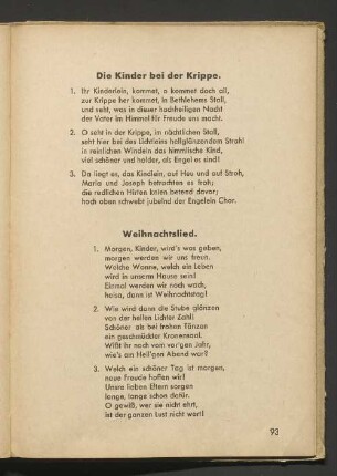 Die Kinder bei der Krippe.