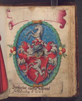 Bartholomäus Lorenz Schwab, Nürnberg, 1582: Us.