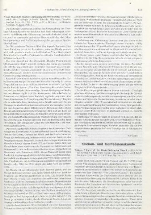 833-834 [Rezension] Weyer-Menkhoff, Stephan, Aufklärung und Offenbarung