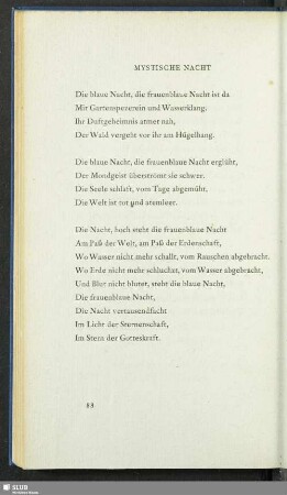 Mystische Nacht