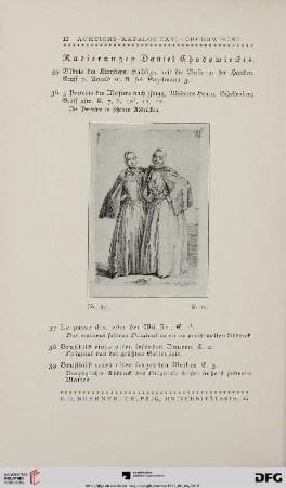 Radierungen Daniel Chodowieckis (Nr. 35-697)