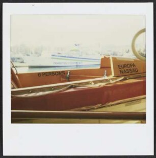 Rettungsboot des Luxuskreuzers M. S. Europa