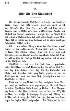 12. Sind Sie Herr Mahlhuber?