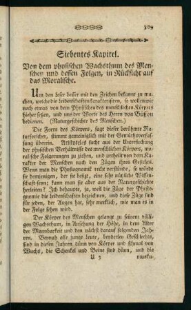 309-347, Siebentes Kapitel