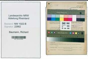 Entnazifizierung Richard Baumann , geb. 19.02.1905 (Kaufmann)