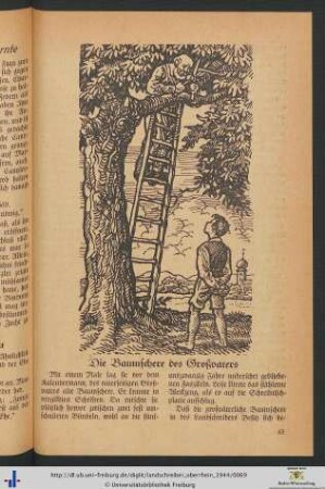 Die Baumschere des Großvaters.