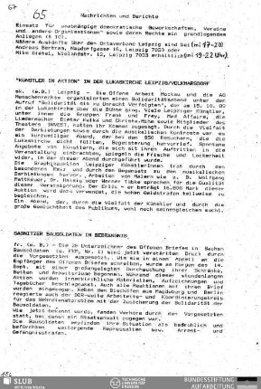 Saßnitzer Bausoldaten in Bedrängnis