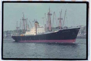 Bischofstein (1956), Frachtschiff (reefer), Norddeutscher Lloyd, Bremen, Bau-Nr. 850