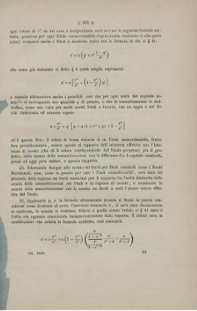 Saggio di aritmetica dei titoli di credito.