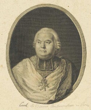 Bildnis des Kardinals de Bernis