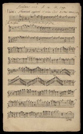 Stromenti aggiunti al primo Coro di Voci concertati Violin 1