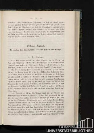 Sechstes Kapitel. Die Anlage des Küchengartens und die Betriebseinrichtungen.