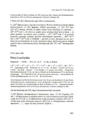 4° Ms. theol. 100 - 109
