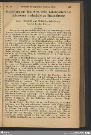 Mittheilung aus dem chem.-techn. Laboratorium der technischen Hochschule zu Braunschweig