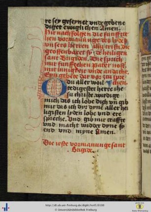 [49v - 60v] Fünfzehn Gebete zum Leiden Christi.